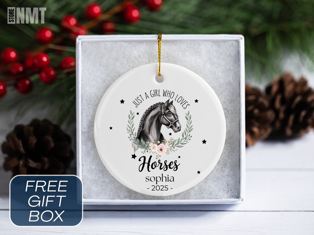 Personalized Just a girl who loves horses