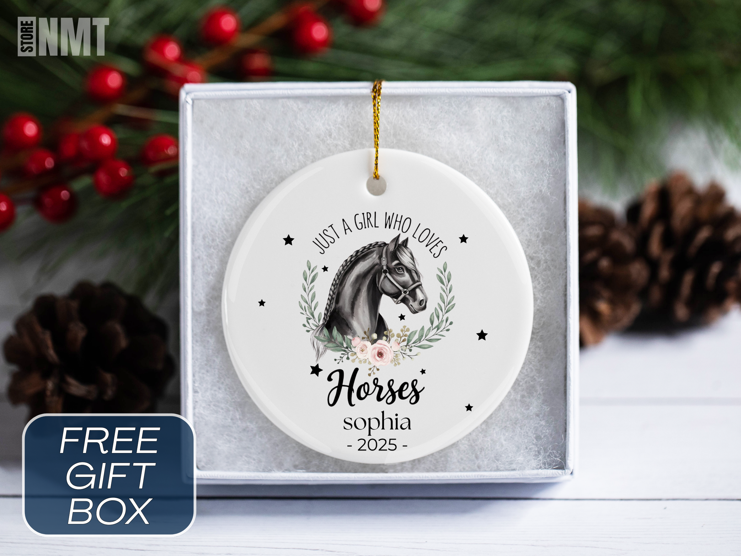 Personalized Just a girl who loves horses