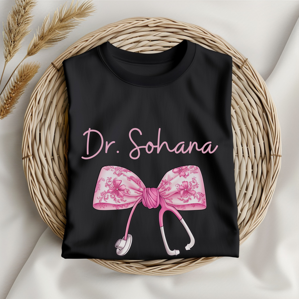 Personalized Women Doctor tshirt