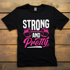 Unisex Strong and pretty gym tshirt