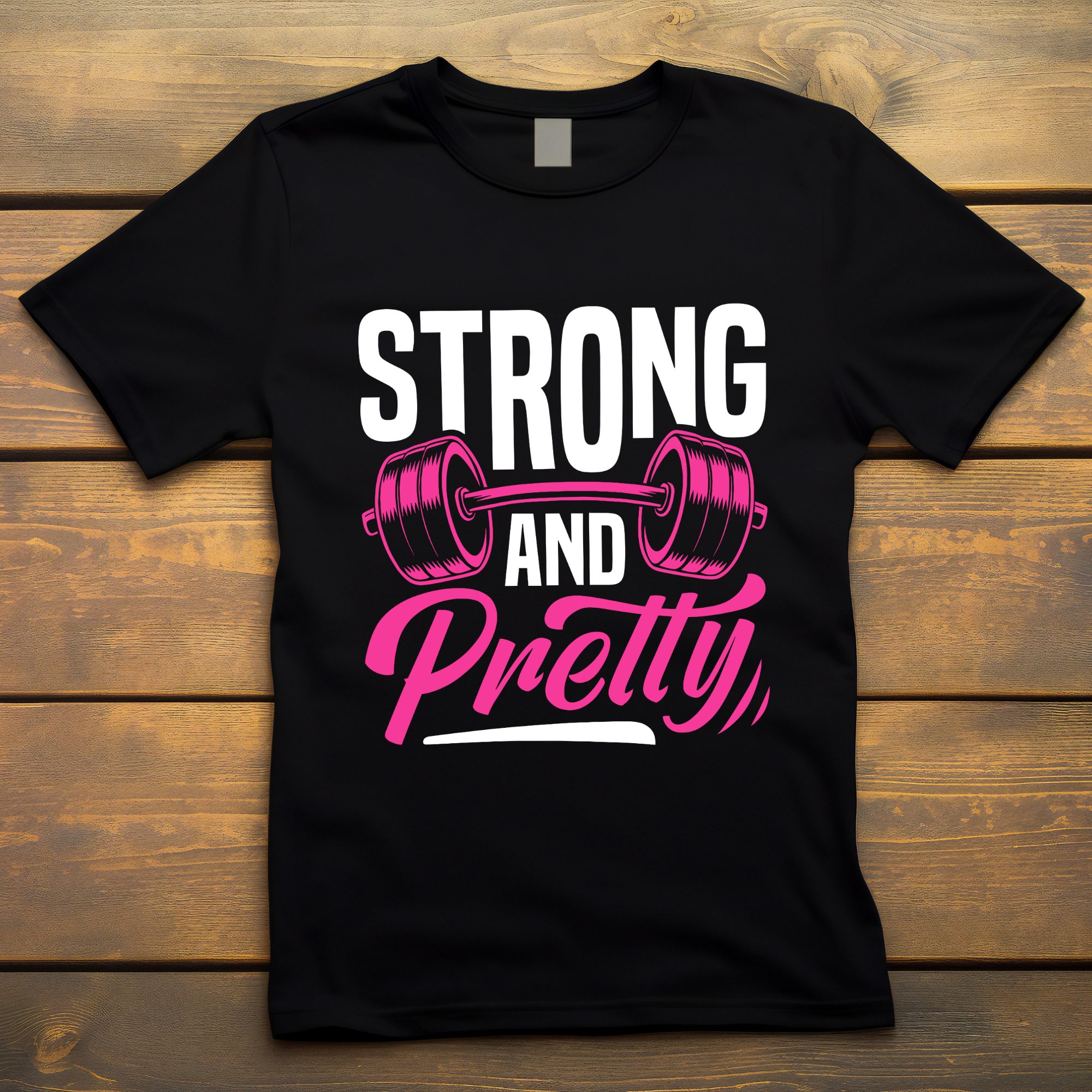 Unisex Strong and pretty gym tshirt