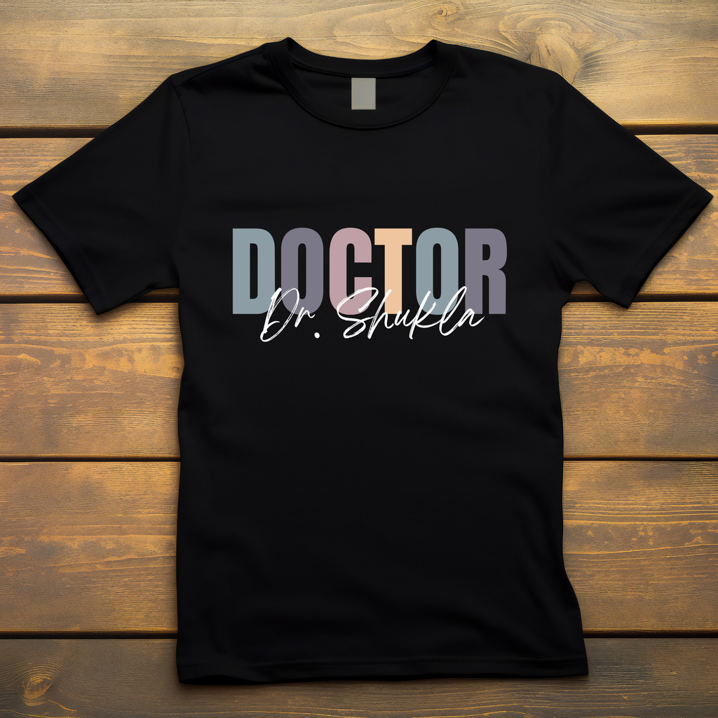 Personalized unisex DOCTOR tshirt