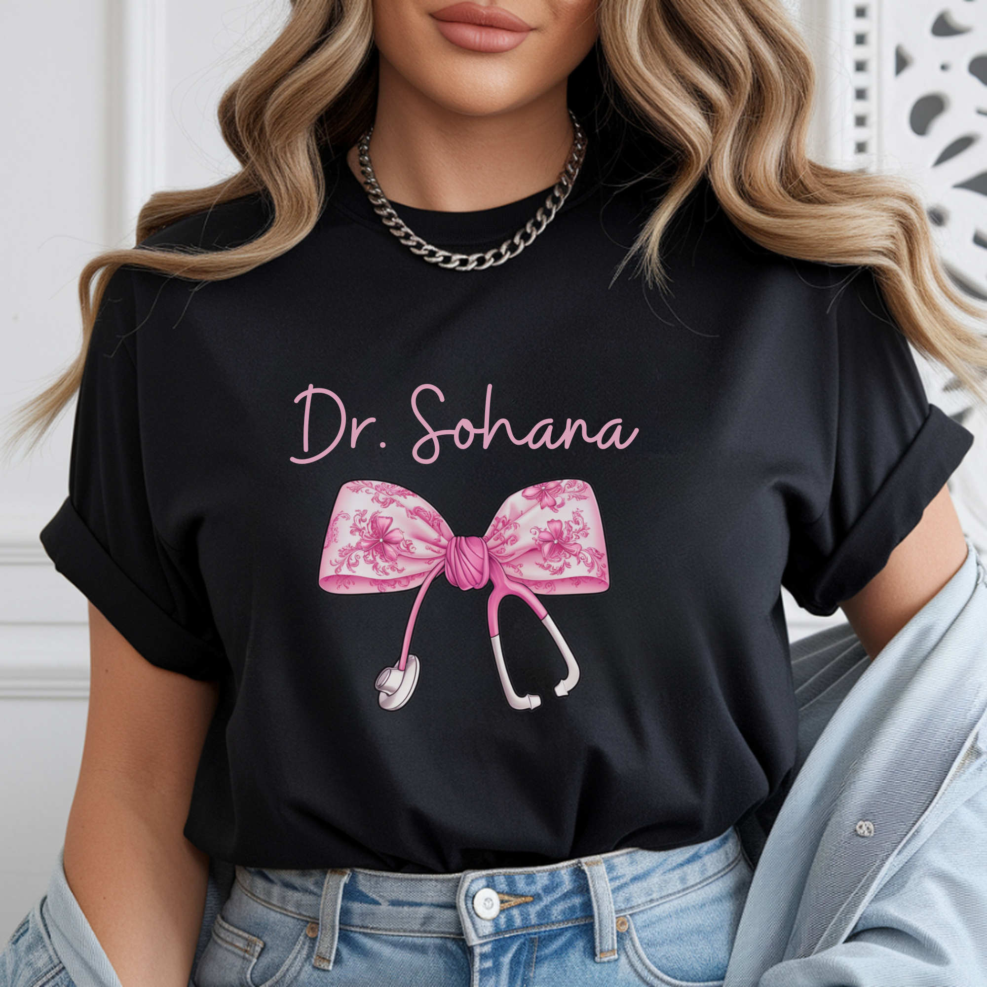 Personalized Women Doctor tshirt