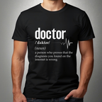 Unisex Doctor definition tshirt