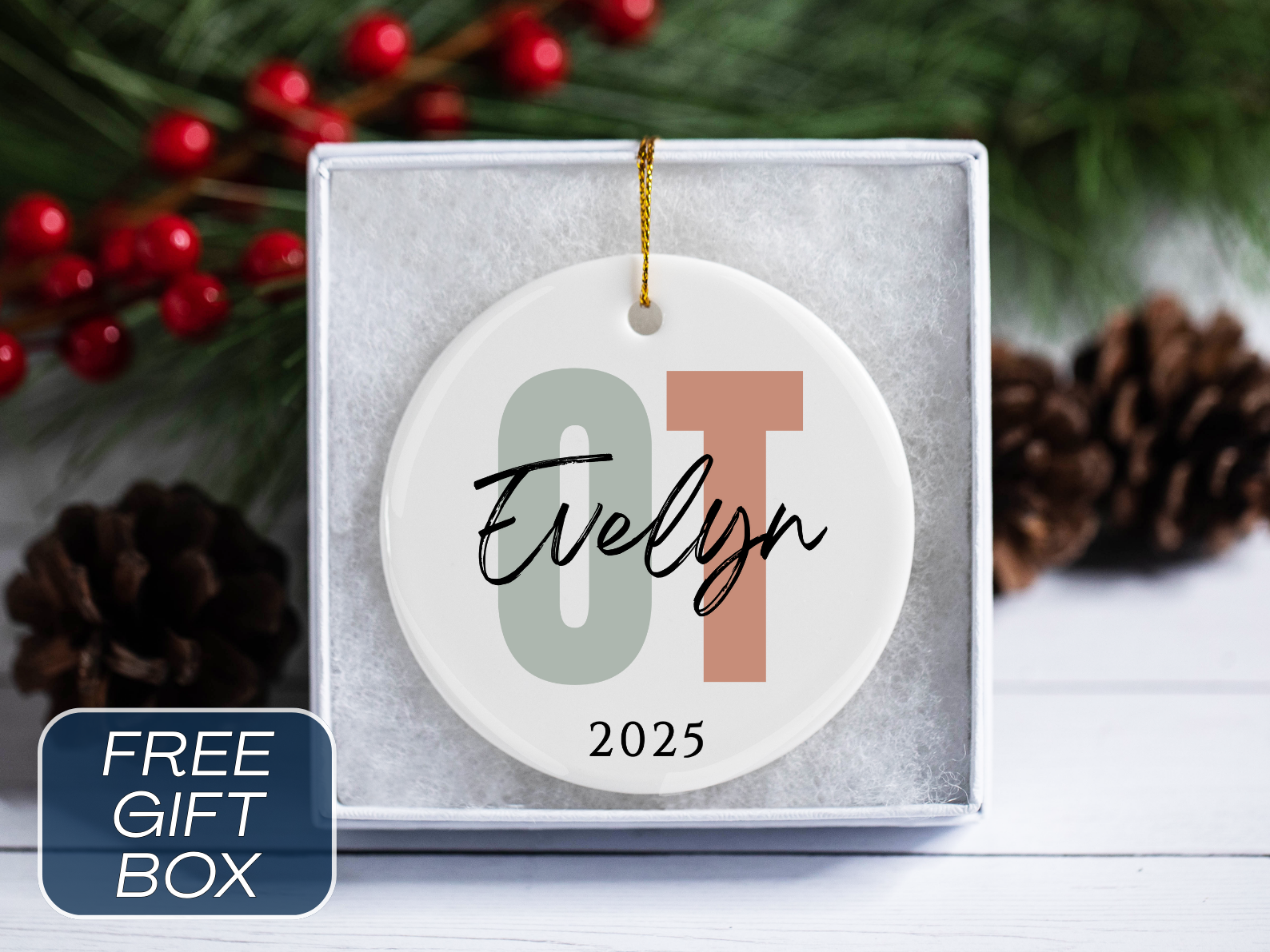 Personalized Occupational Therapist Ornament