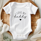 I love my daddy kids romper