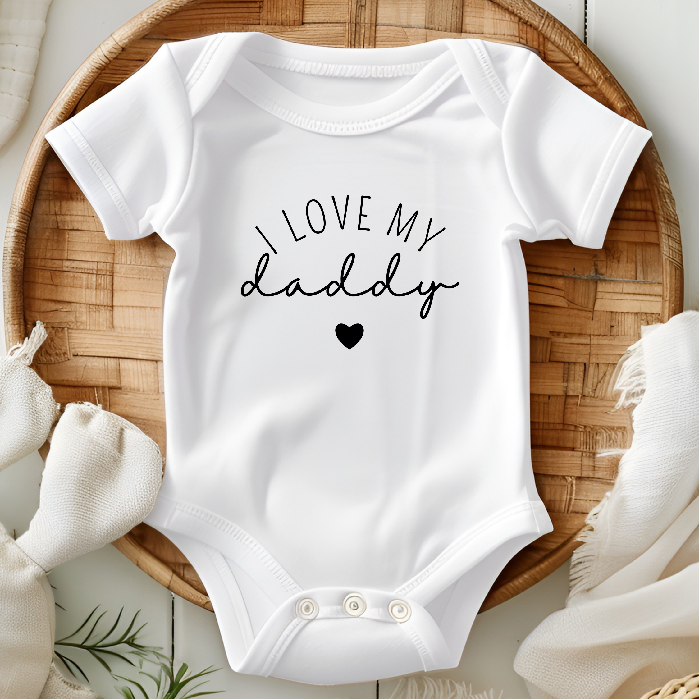 I love my daddy kids romper