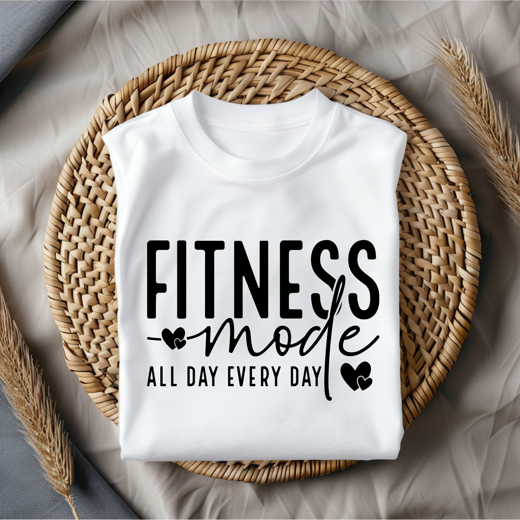Unisex Fitness mode gym tshirt