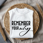 Unisex Remember your why gym tshirt