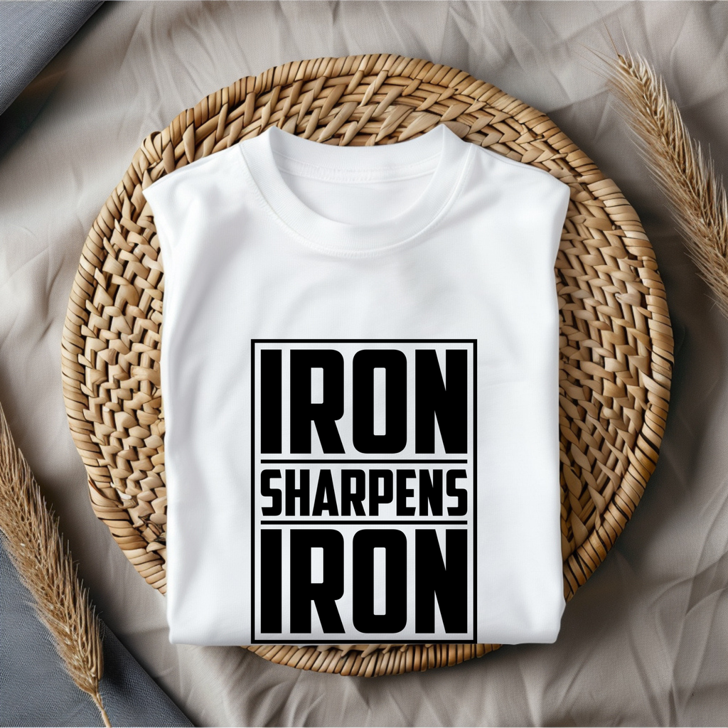 Unisex Iron shapes iron gym tshirt