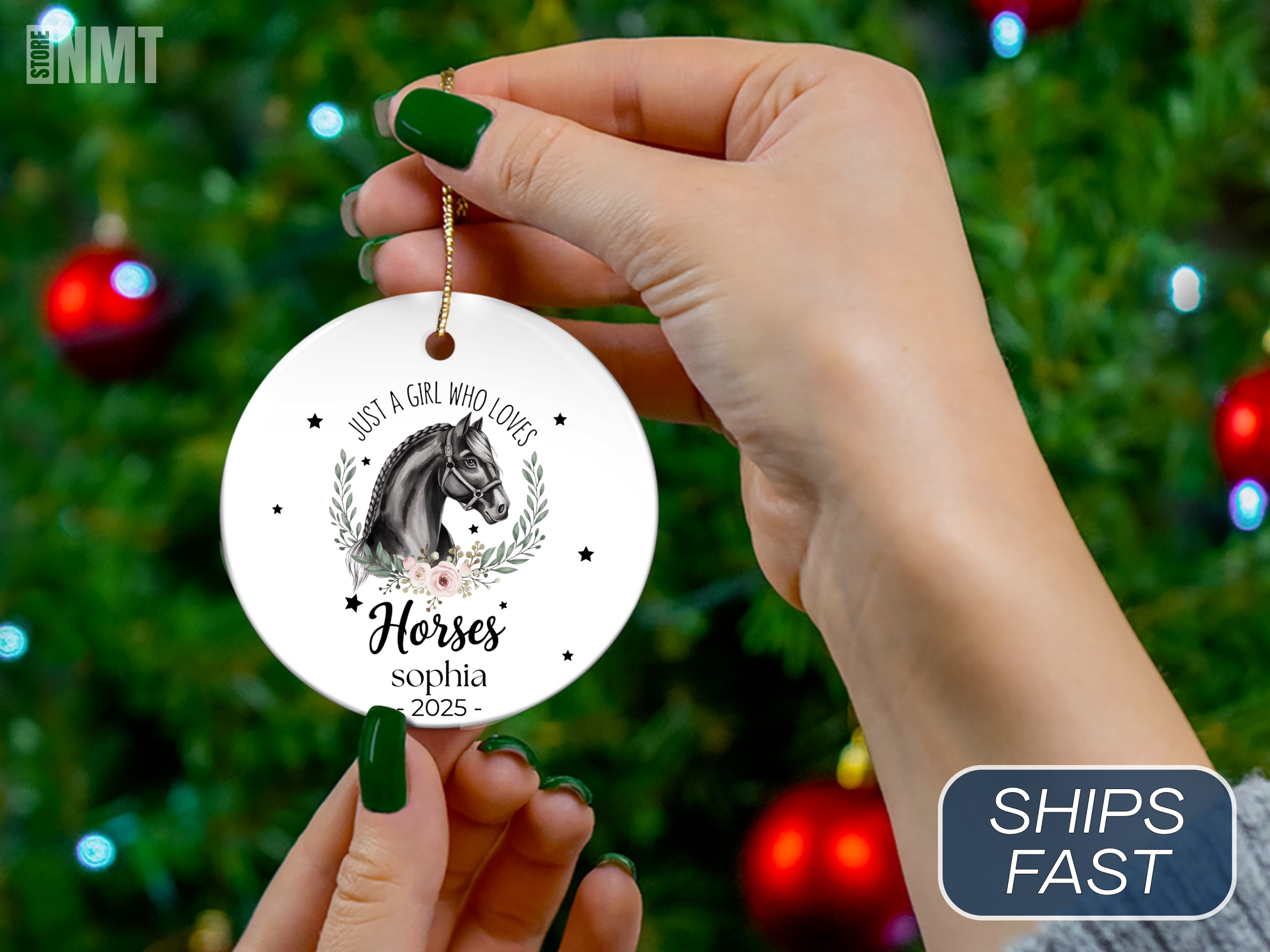 Personalized Just a girl who loves horses