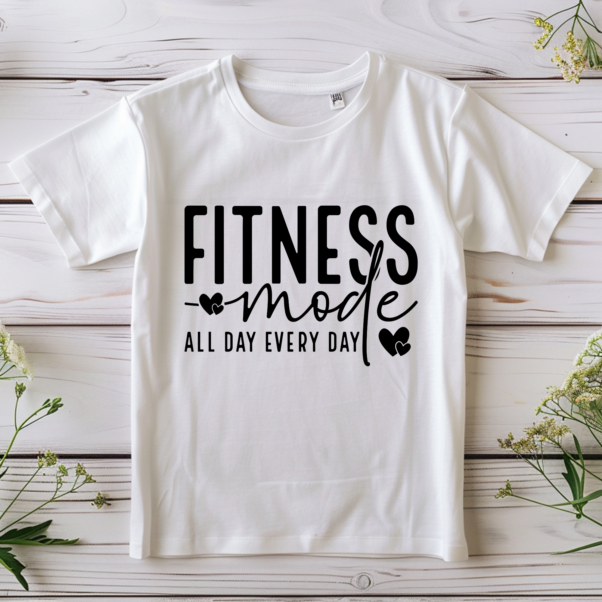 Unisex Fitness mode gym tshirt