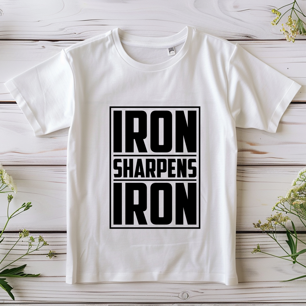 Unisex Iron shapes iron gym tshirt