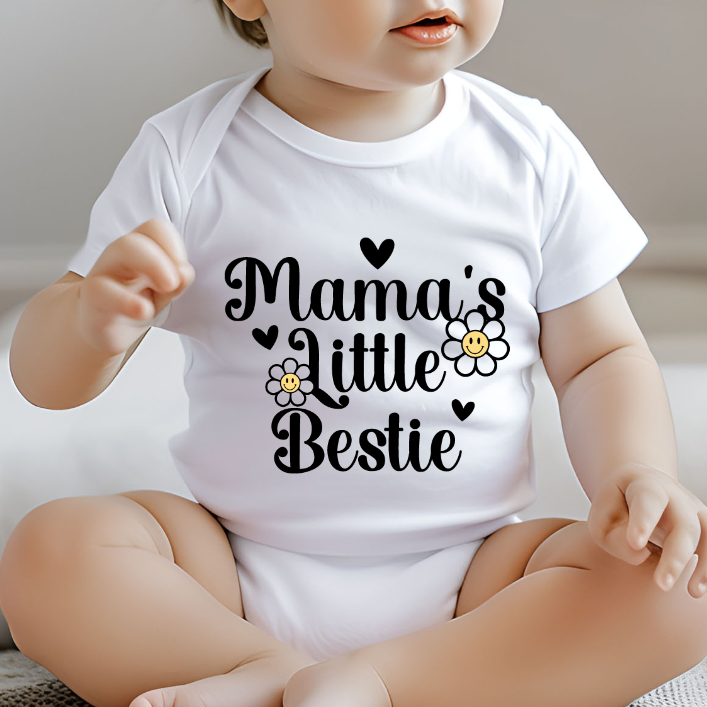 Mama's Little Bestie Kids Romper