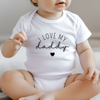 I love my daddy kids romper