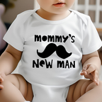 Mommy's new man kids romper