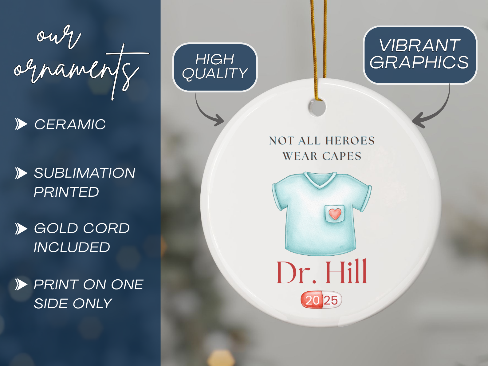 Personalized Doctor/Nurse Ornament