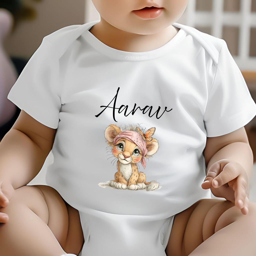Personalized Lion's Cub kids romper