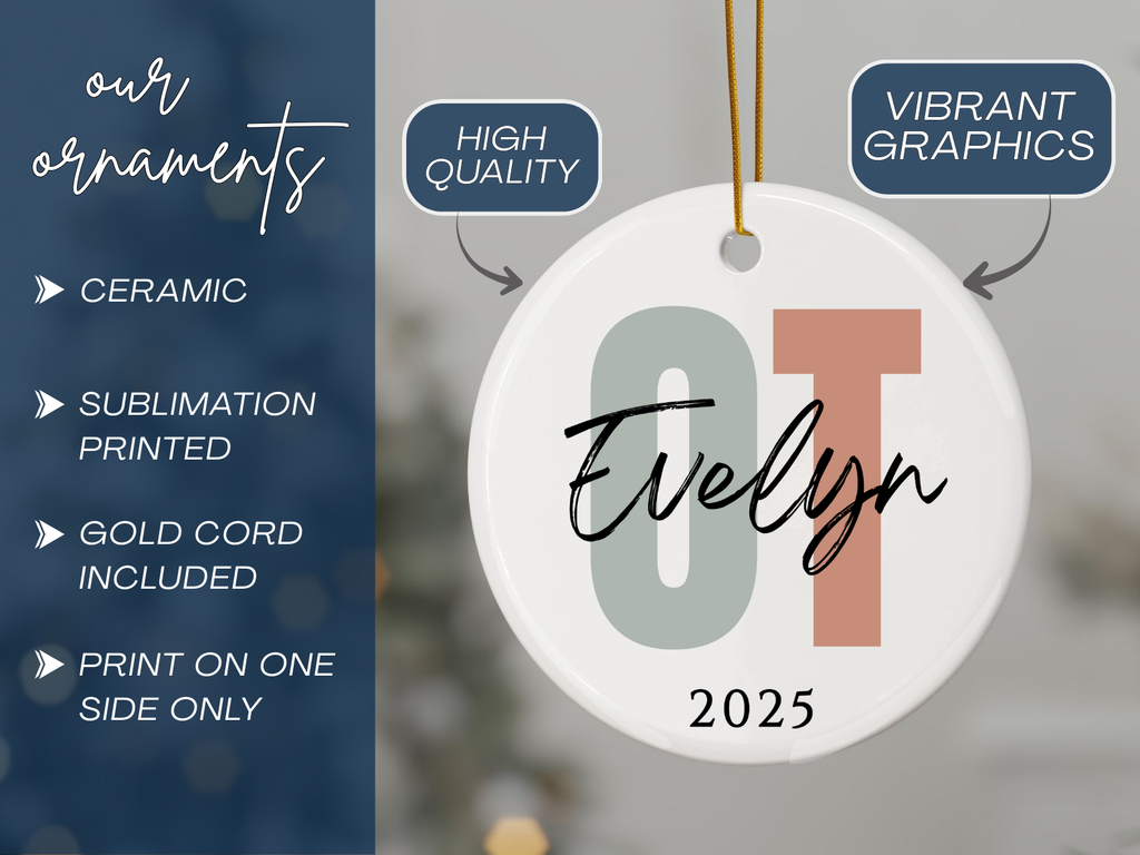 Personalized Occupational Therapist Ornament