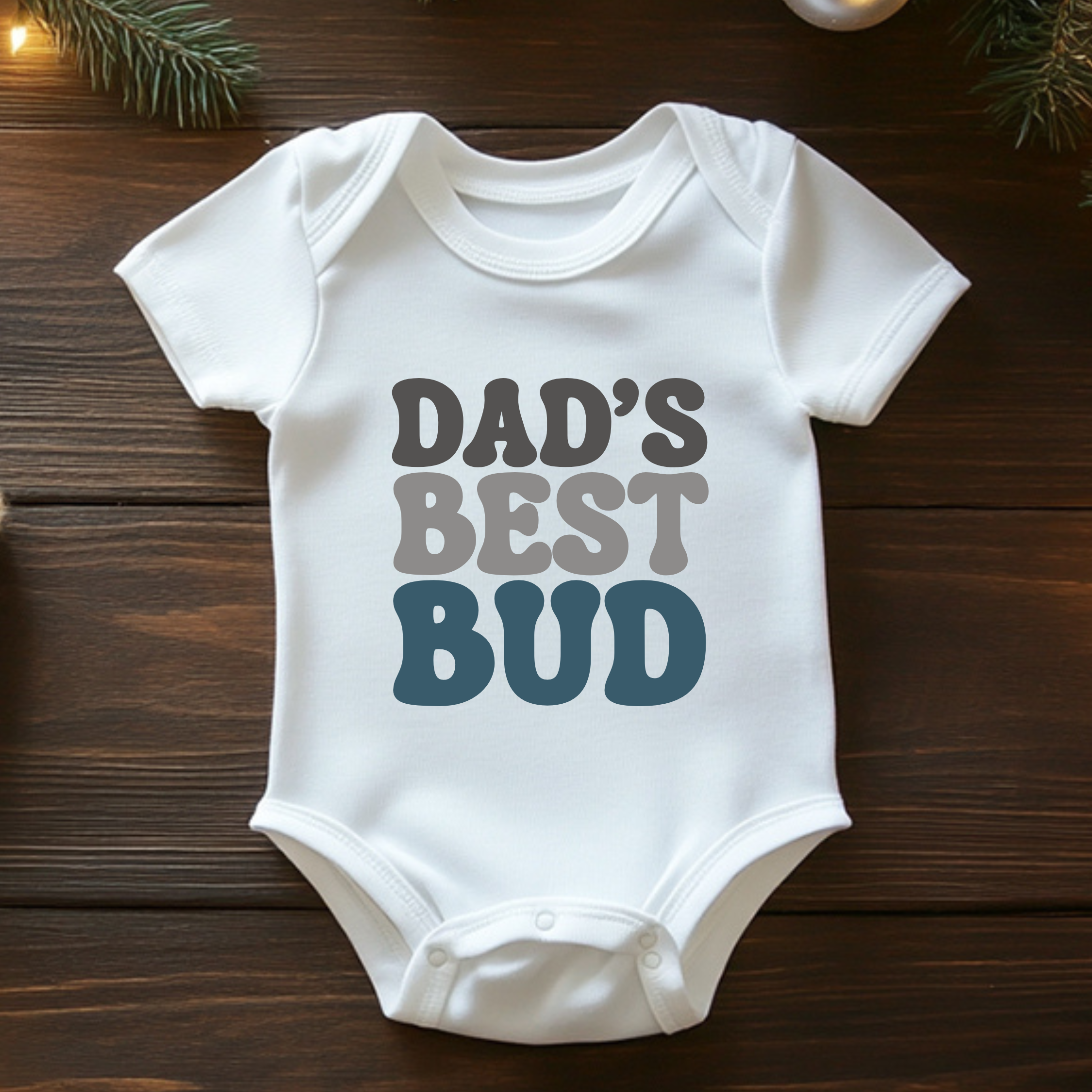 Dad's Best Bud kids romper