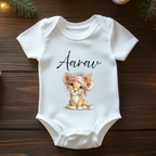 Personalized Lion's Cub kids romper