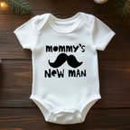 Mommy's new man kids romper