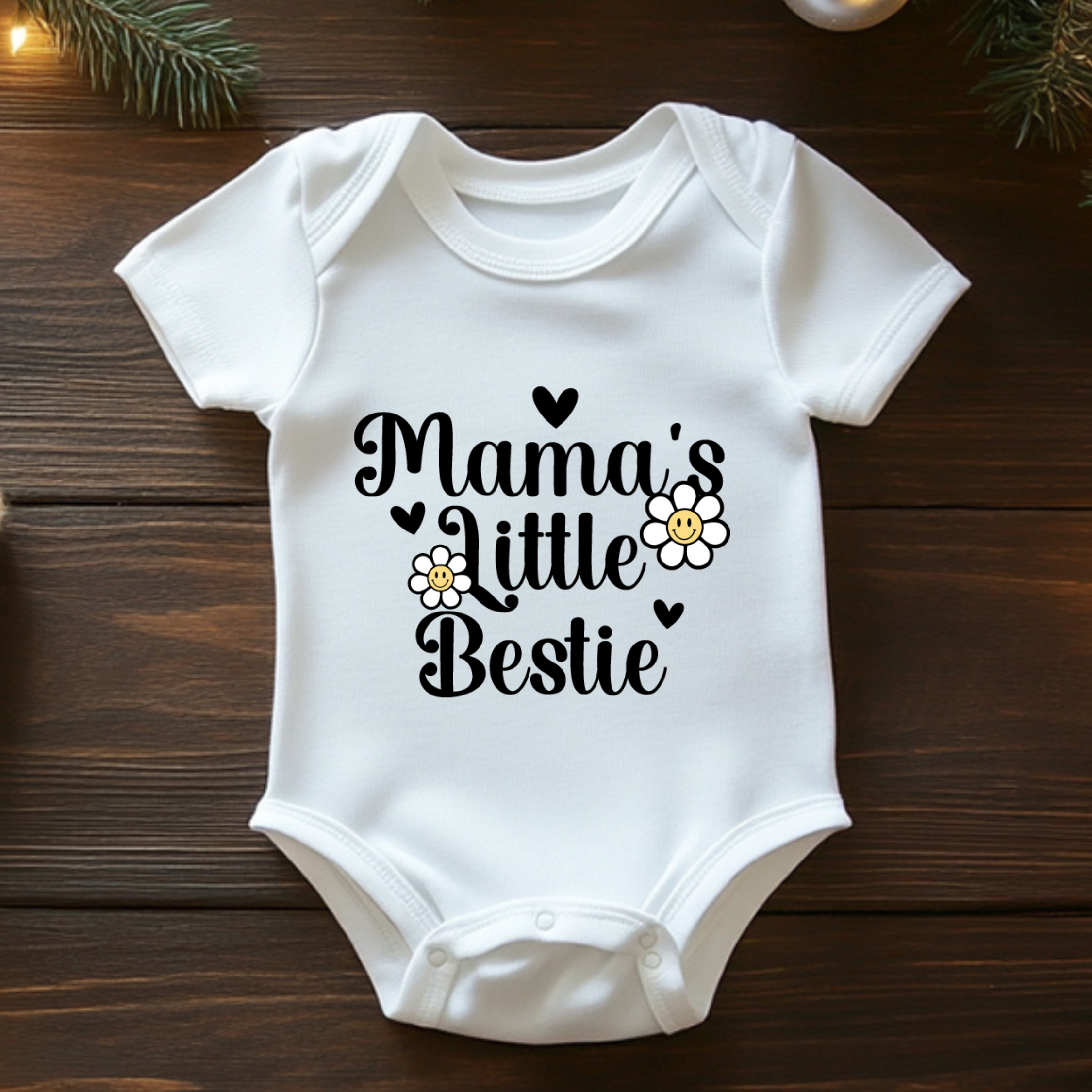 Mama's Little Bestie Kids Romper