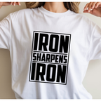 Unisex Iron shapes iron gym tshirt