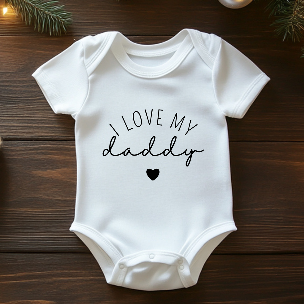 I love my daddy kids romper
