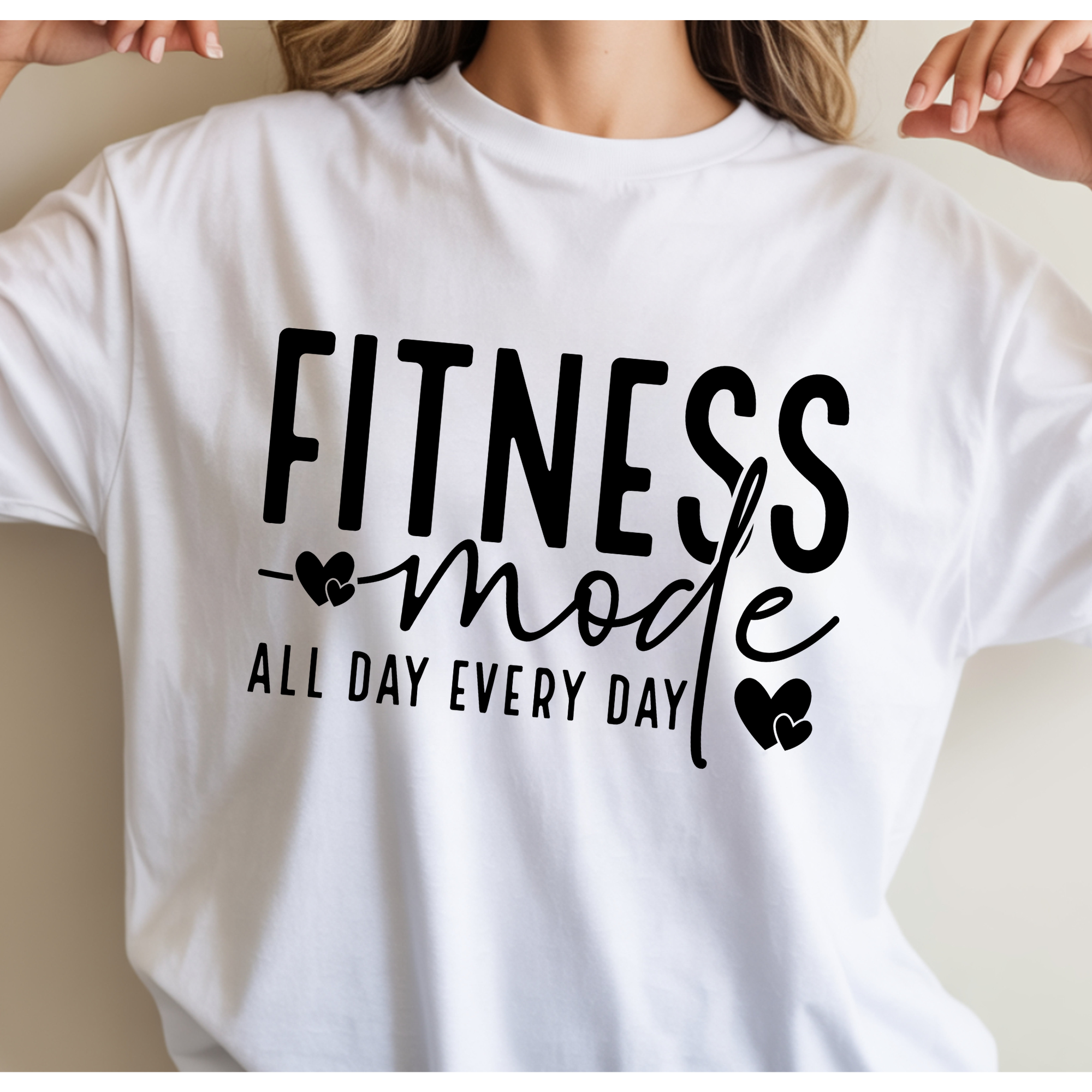 Unisex Fitness mode gym tshirt