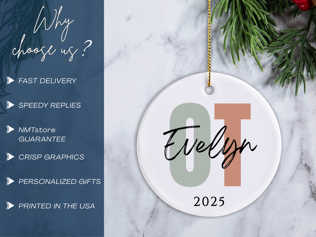 Personalized Occupational Therapist Ornament