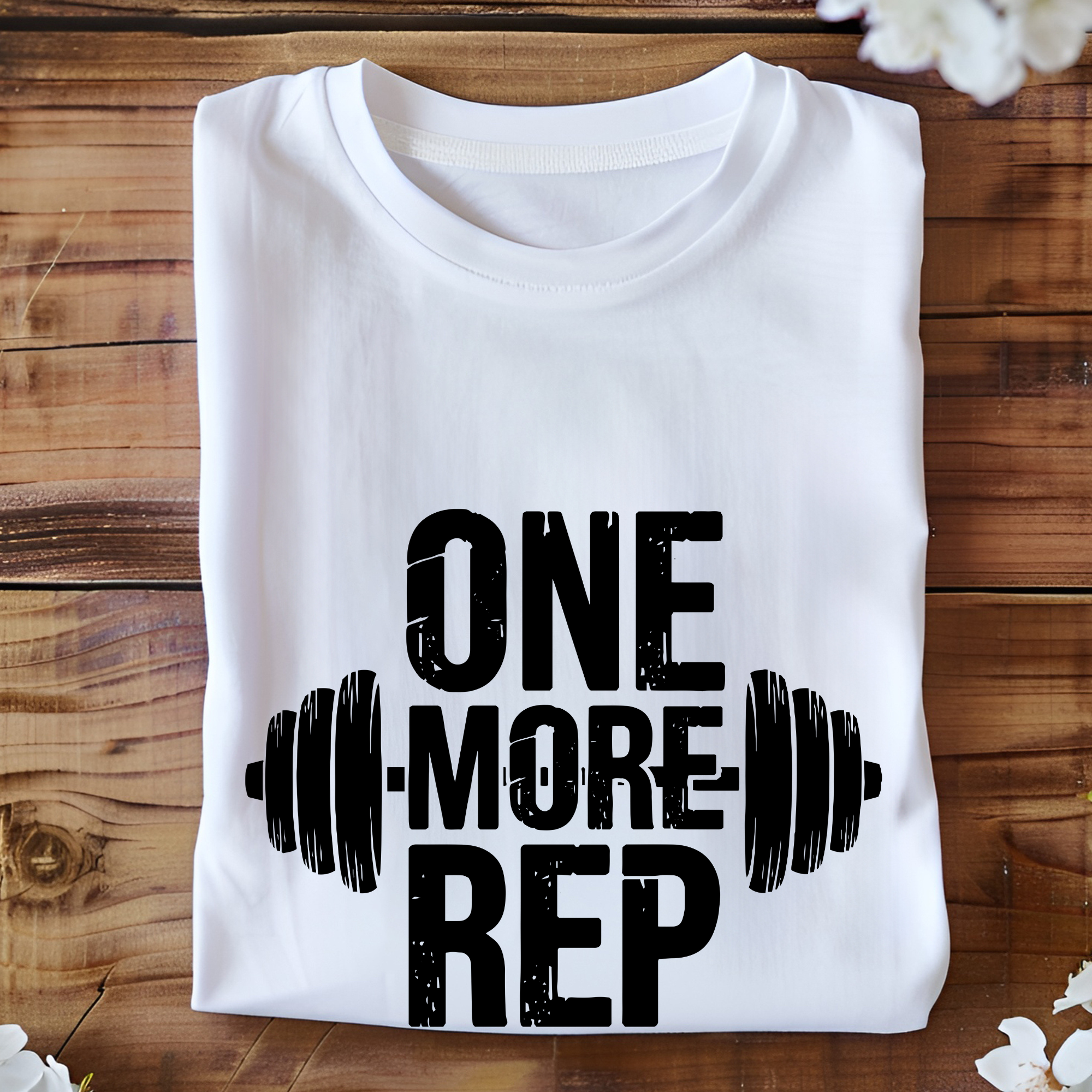 Unisex one more rep gym tshirt