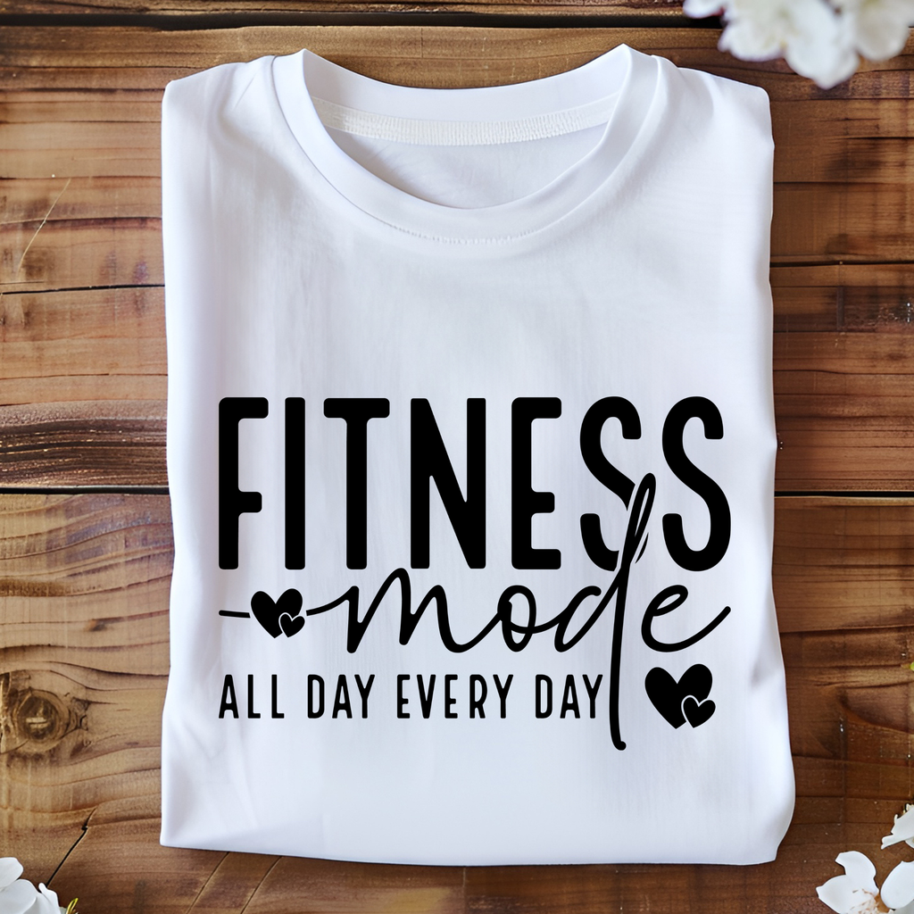 Unisex Fitness mode gym tshirt