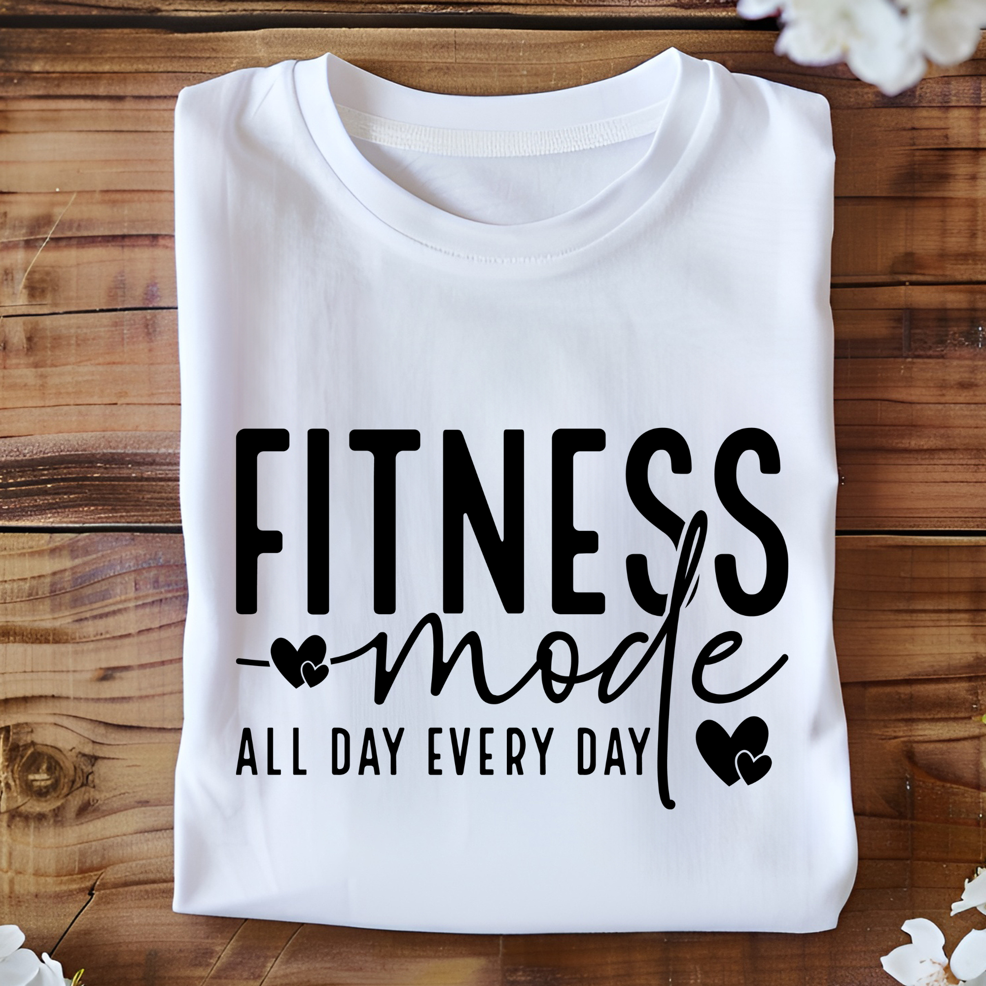 Unisex Fitness mode gym tshirt